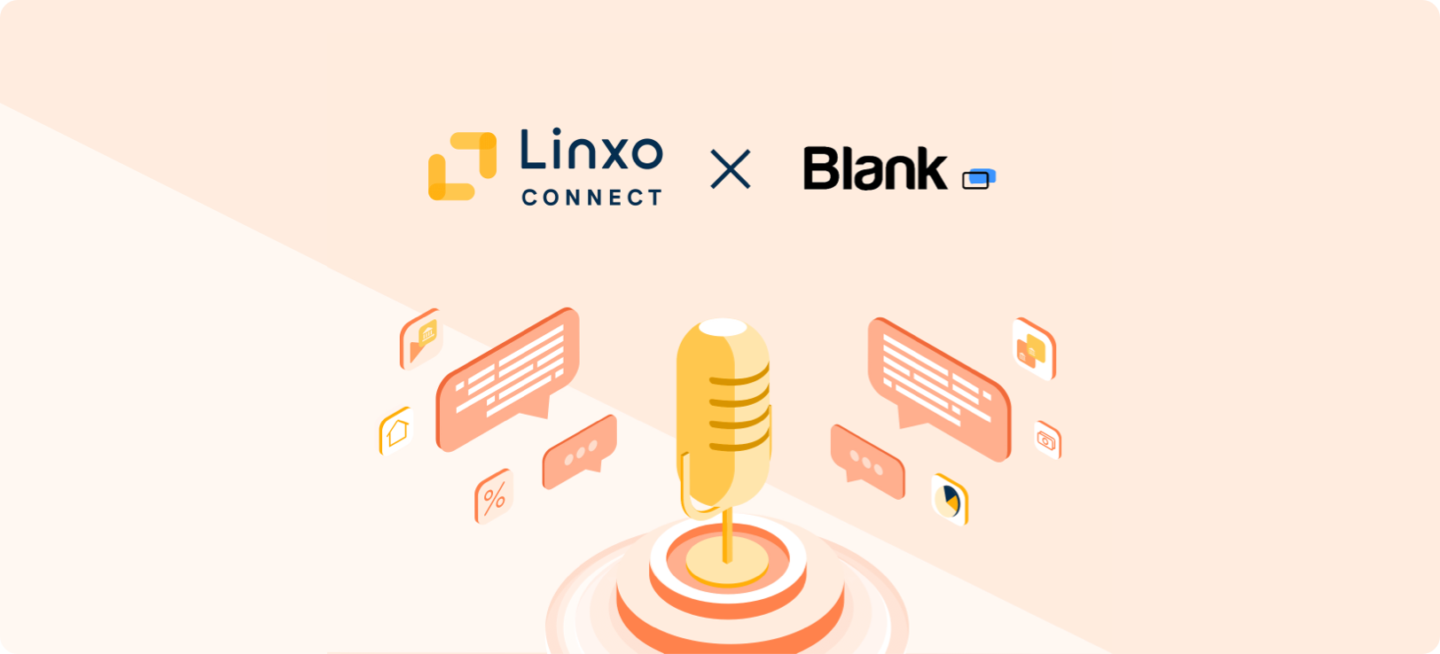Partenariat Linxo Connect Blank visuel logo