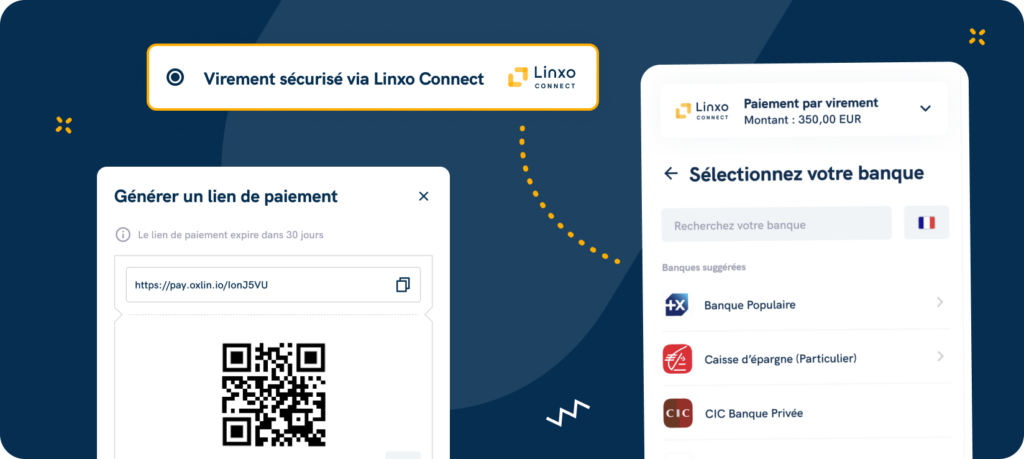 Méthodes d'intégration Payments de Linxo Connect