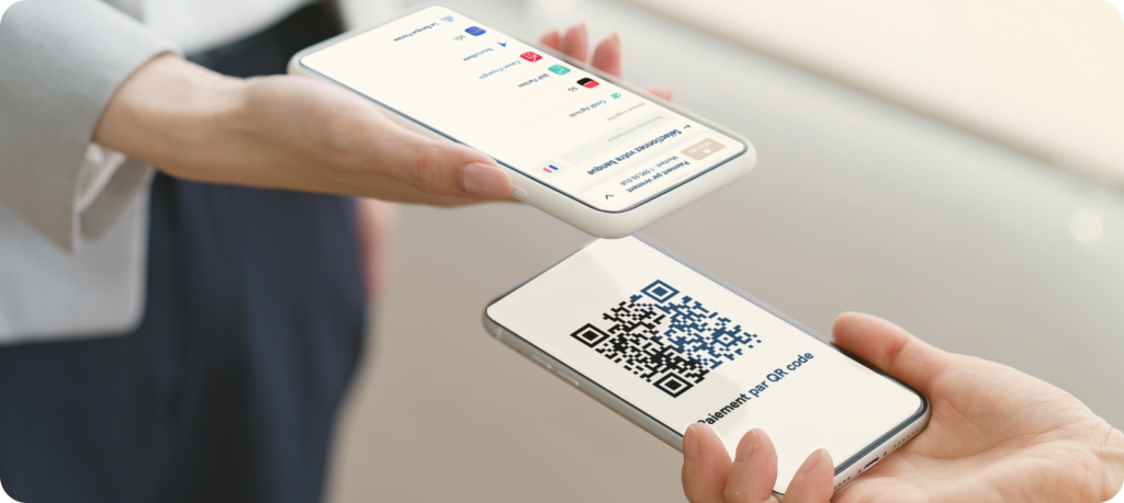 QR code paiement smartphone